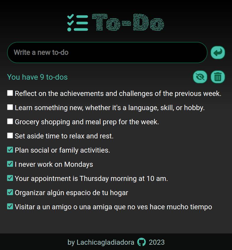 To Do image demo